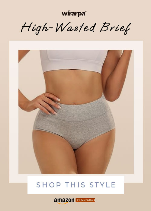 wirarpa-Womens-Cotton-Underwear-High-Waisted-Ladies-Panties-Full-Coverage-Briefs