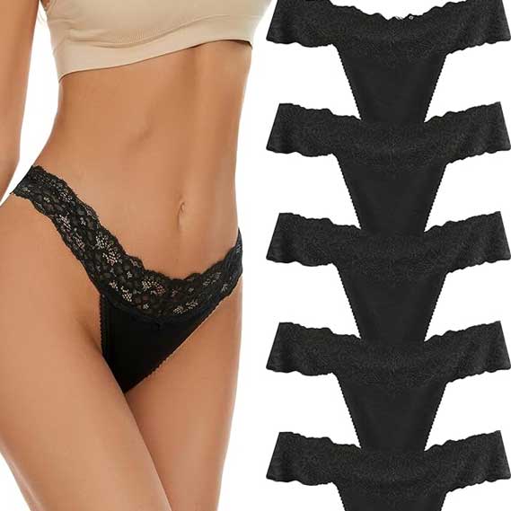 Voenxe Seamless Thongs