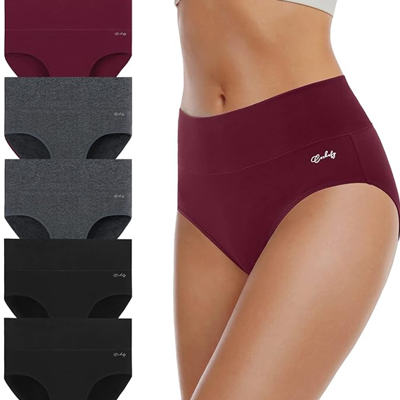 Best Underwear for Running - Coskefy High-Waist Cotton Briefs