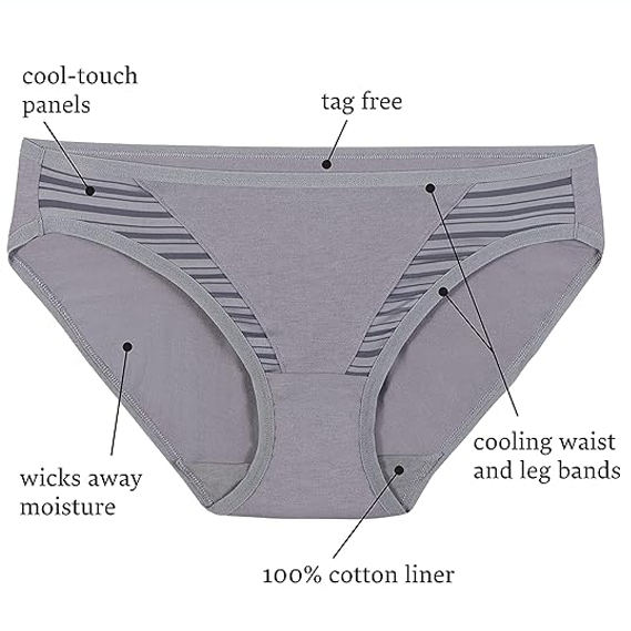 Best Underwear For Runners: Fruit of the Loom Women’s Breathable Mesh Bikini